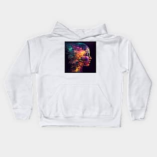 Living Life in Colour Series - Faded Lady Kids Hoodie